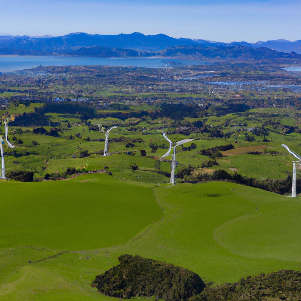 Tauranga's wind turbines aiding New Zealand's renewable energy goals.