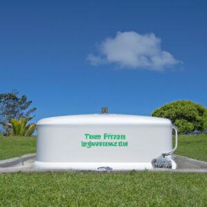 Top 3 Septic Services in Tauranga offering white water tank solutions in a grassy area.