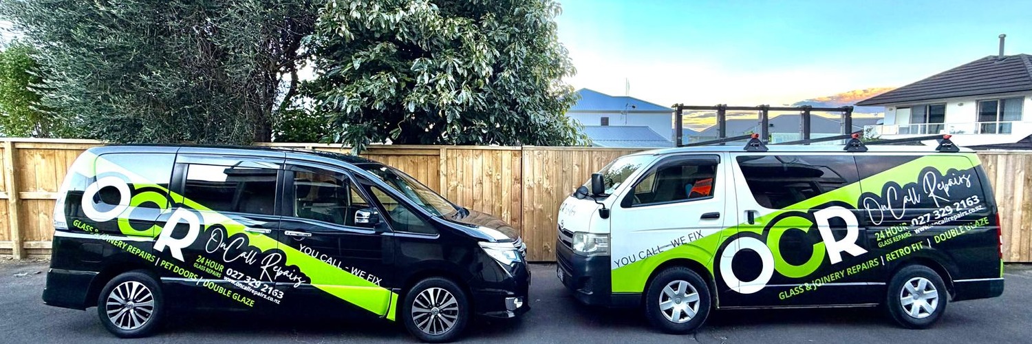 OnCall Repairs - branded service vans in Tauranga