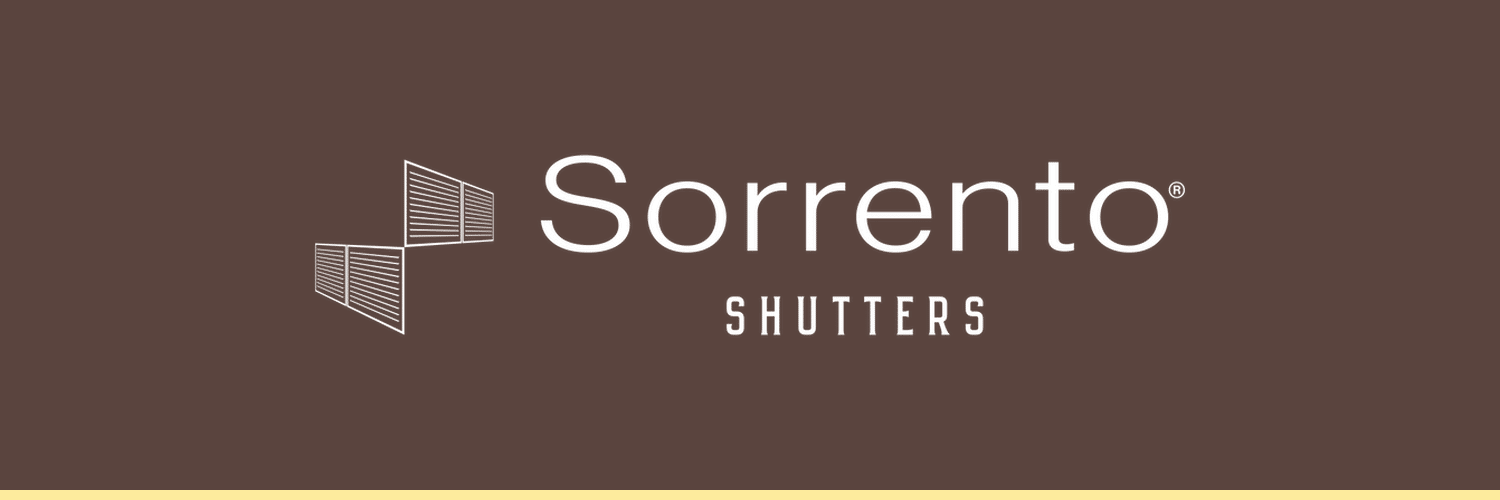 Sorrento Shutters logo - custom window shutters and blinds in Tauranga